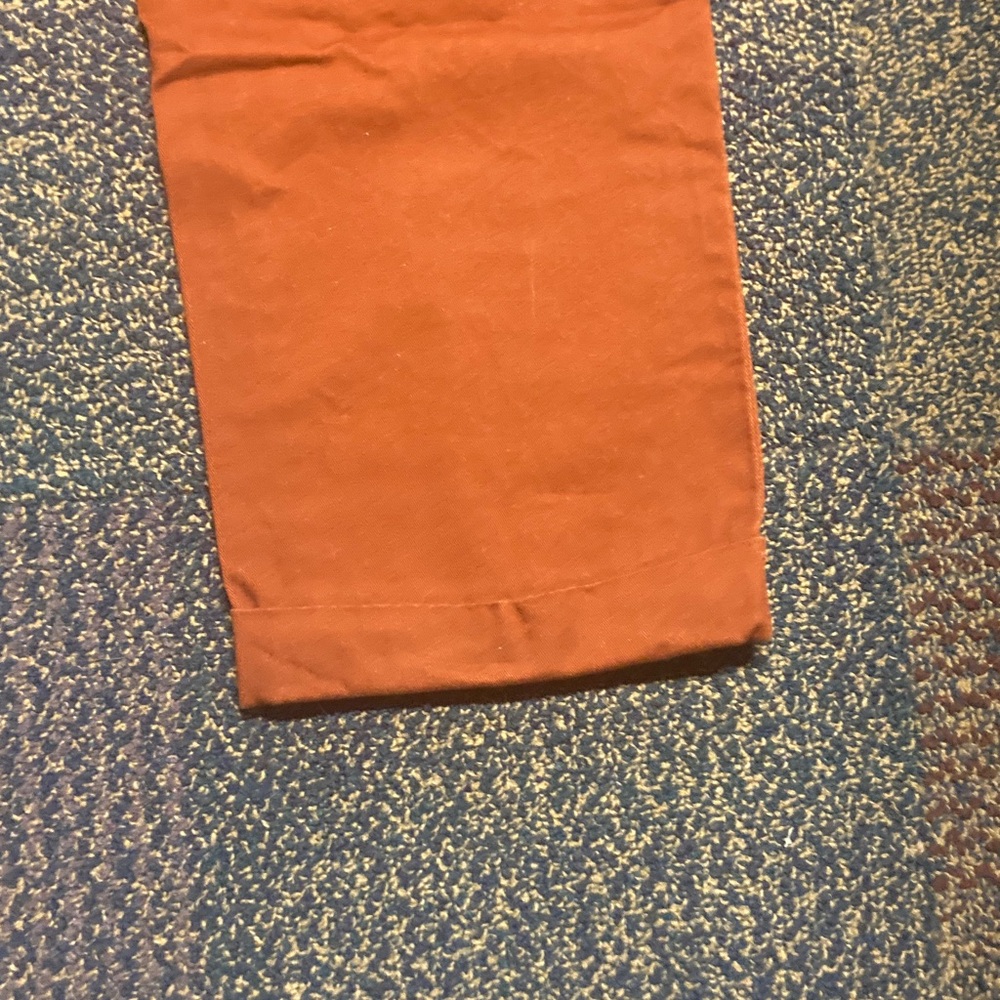 Lands' End Men's Chinos in Rust - Picture 7 of 9